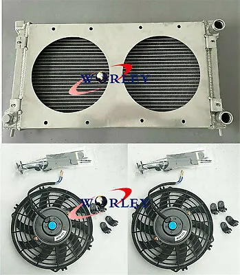 Aluminum Radiator +Shroud +FAN For VW Golf MK2 GTI/SCIROCCO 1.6 1.8 8V Brand New • $253