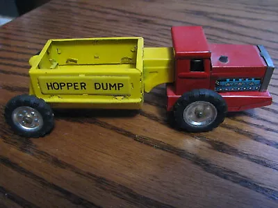 Line Mar Toys  Hopper Truck  Yellow & Red   Great Shape         Lot# TV 3B • $13.75