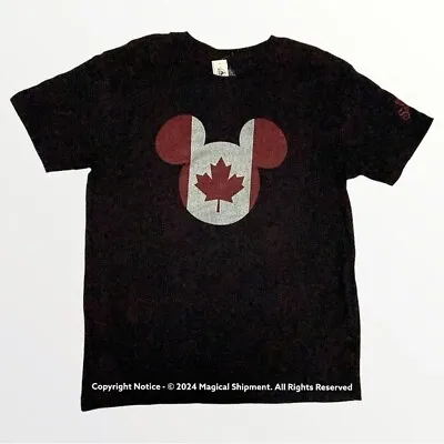 NWT! Disney Parks - EPCOT World Showcase - Canada Mickey Flag T-Shirt For Adults • $37.95