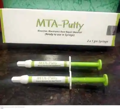Dental MTA PUTTY Bioactive  Bioceramic Root Repair Material 2 X 1g Syr Pack • $43.49