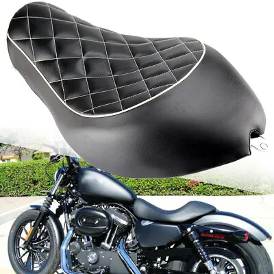 Rider & Driver Solo Seat For 2004-2015 Harley Sportster XL 1200 883 48 72 Custom • $64.81