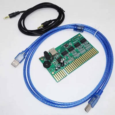 Jamma Interface To USB PC Joystick W/ Audio Amplifier PCB • £31.80