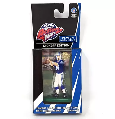 New Topps Action Flats NFL Football Peyton Manning Kickoff Edition Figurine NT22 • $12.51