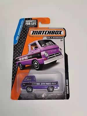 Matchbox MBX Adventure City Purple Dodge A100 Pickup Auto Parts - NEW • $12.75