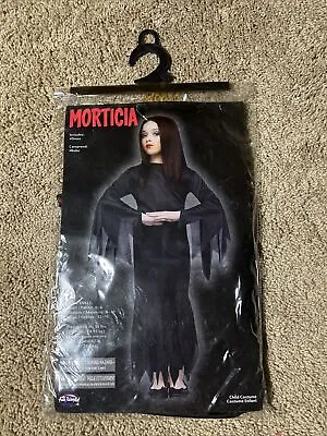 Morticia Addams Family Child Girls Costume Halloween Fun World Size4-6 • $16.99