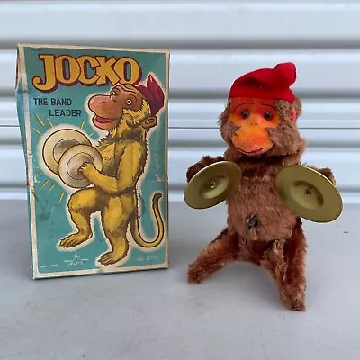 £4.09 • Buy Vintage 1950s Wind-Up Mechanical Clapping Monkey & Original Box By Alps Japan