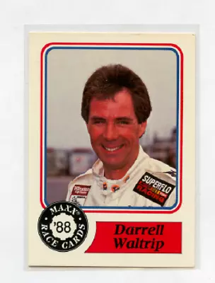 1988 Maxx Race Cards # 10 Darrell Waltrip   Rookie Card • $1.79