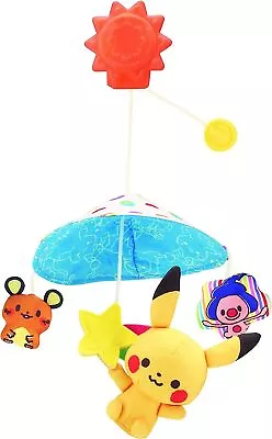 Pokemon Monpoke First Outing Stroller Mobile Baby Pikachu14x19x28cm Japan • £29.39