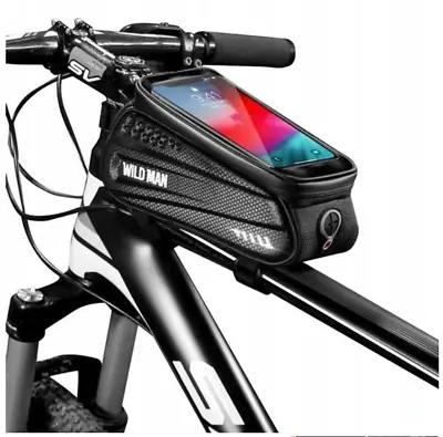 Waterproof MTB Bike Frame Bag For Cellphones Phone Holder With Rain Cover • $27.90
