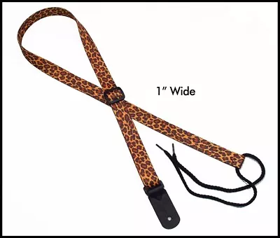 Legacystraps Mandolin Strap Ukulele Strap Leopard Design • $15.95