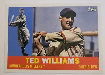 2022 Topps Pro Debut Baseball #MiLB-15 TED WILLIAMS Minneapolis Millers HOF • $2.99