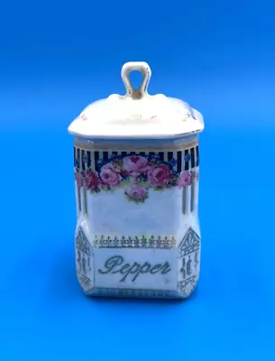 Vintage Victoria Czecholslovakia Porcelain Pepper Jar • $12