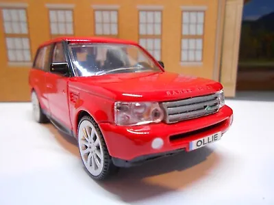 PERSONALISED PLATES RANGE ROVER SPORT Toy Car MODEL BOY DAD BIRTHDAY GIFT BOXED • £12.95