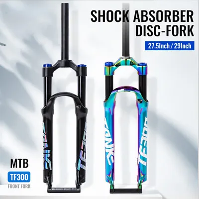 $268.77 • Buy MTB Bicycle Fork Supension Air 27.5  29er Inch Fork A-pillar Shoulder Control
