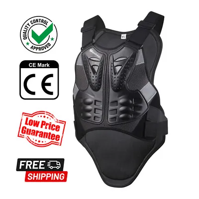 Motorcycle Body Armor Vest Best For On Road Off Road Protection Of Chest & Back. • $49.99