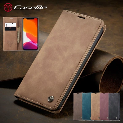 $15.23 • Buy Magnetic Flip Leather Wallet Case For IPhone 15 14 13 12 Pro 11 Max XS XR 8 7 6+