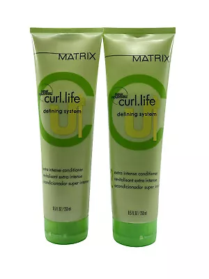 Matrix Curl Life Defining System Extra Intense Conditioner 8.5 OZ Set Of 2 • $19.82