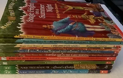 Lot Of 10 Magic Tree House Paperback Books Mary Pope Osborne • $14.99