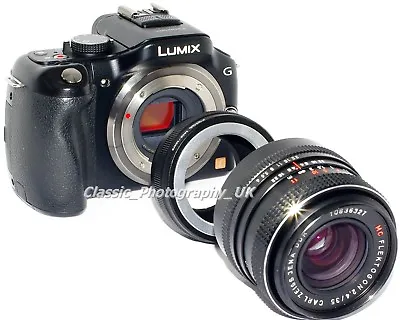 M42-Olympus PEN E-PL8 Panasonic LUMIX DC-GH5 Micro 4/3 Adaptor ZEISS Lens On 4/3 • £17.10