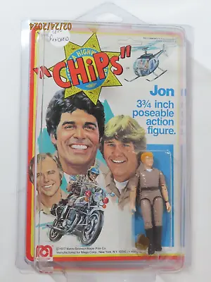 1977 Mego Chips Jon Action Figure MOC Carded Unpunched Sealed NIP NOS • $250