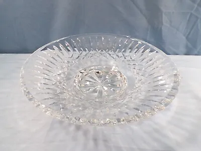 Waterford Clear Crystal Lismore Round Flared Centerpiece Bowl 9 3/4  Wide • $39.99