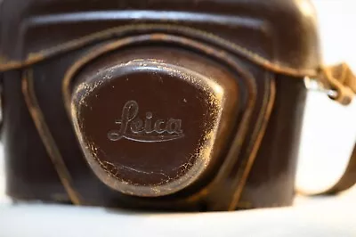 Vintage Original Leica Leather  Camera Case For M3  Attention Leica Collectors ! • $45