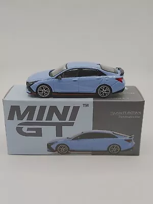 Mini GT Hyundai Elantra N Performance Blue MGT00404 1/64 • $13.99