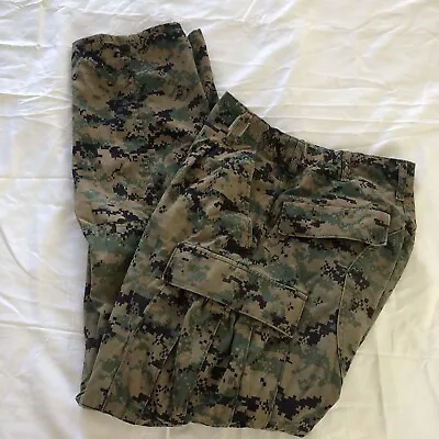 USMC Marine Corps Woodland Digital MARPAT Trousers Pants MCCUU Small Regular • $39.99