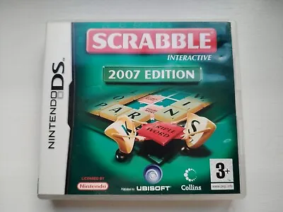 SCRABBLE Interactive*2007 EDITION*NINTENDO DS*3+*With Instruction Booklet  • £3.50