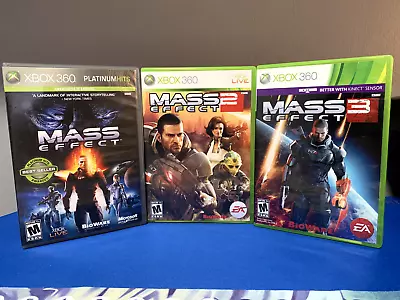 Mass Effect Trilogy (Xbox 360) - CIB Complete In Box • $0.99