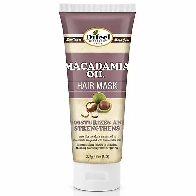 Difeel Macadamia Oil Hair Mask 8 Oz. • $8.99