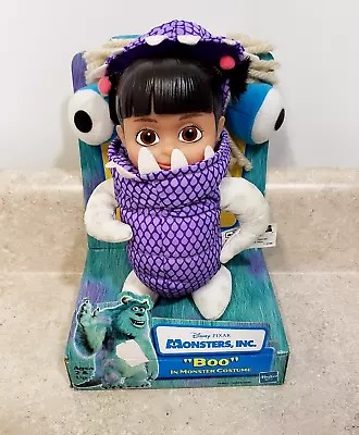 2001 Disney Monsters Inc Boo In Monster Costume Plush Doll Rare Boxed Complete • $149.98