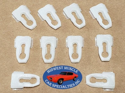 $26.06 • Buy Ford Side Belt Body Fender Door Quarter Hood Trunk Molding Trim Clips 10pcs C