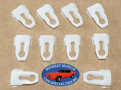 Ford Side Belt Body Fender Door Quarter Hood Trunk Molding Trim Clips 10pcs C • $26.30