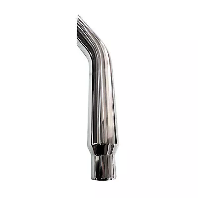 BOZZ 6 -5  * 60  OD Bull Horn Chrome Stack Pipe • $169.90