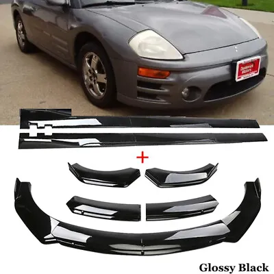 For Mitsubishi Eclipse Spyder Side Skirts & Front Bumper Lip Splitter Body Kits • $125.59