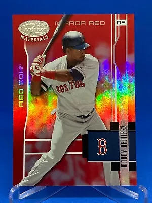 2003 Leaf Certified Materials #27 Manny Ramirez MIRROR RED #060/100 Red Sox • $8