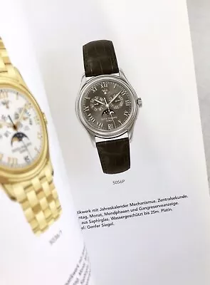 PATEK PHILIPPE Catalogue 2001 German Nautilus 5711 5056 5035 5110 World Time / • $87.14