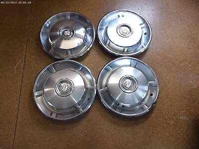 Wheel Covers Set Of 4 Vintage 1966 1967 Cadillac Hubcaps  WITH OUT Slots 66 67 • $69.50