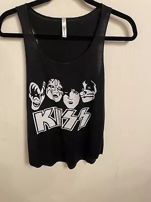 Woman's Yahada Size S Black Sleeveless Kiss Tank (4) • $10