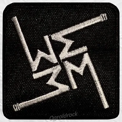 Marilyn Manson Ninja Star 4M Logo Embroidered Patch & The Spooky Kids Cross • $8.99