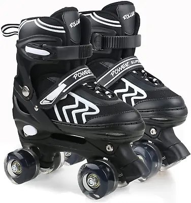 Kids Roller Skates For Boys And Girls Women And Men 4 Size Adjustable Adult Ki • $56.99