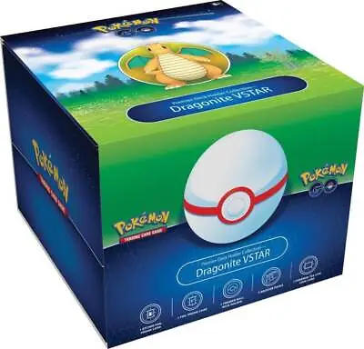 $99 • Buy NEW! Pokemon TCG Pokemon GO Premier Deck Holder Collection Dragonite VSTAR Box
