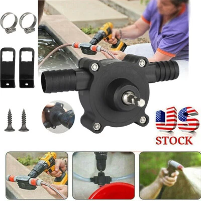 $8.69 • Buy Hand Electric Drill Drive Self Priming Pump Home Oil Fluid Water Transfer Pumps