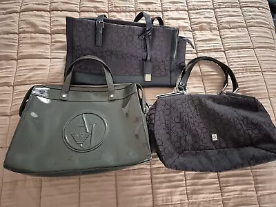 Womens Ladies Handbags Bundle Calvin Klein & Armani Jeans • £30