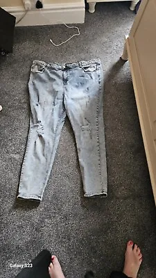 Simply Be Acid Wash Jeans Size 30 • £5