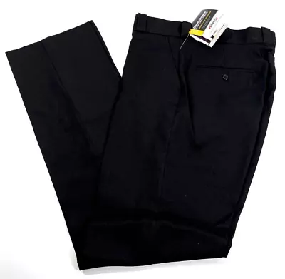 $21.99 • Buy NWT MENS 32x36 ELBECO CHECKPOINTE POLYESTER UNIFORM PANTS U20 BLACK