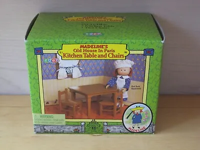 Madeline Old House In Paris Kitchen Table & Chairs 2000 By Eden For 8” Dolls NEW • $34.99
