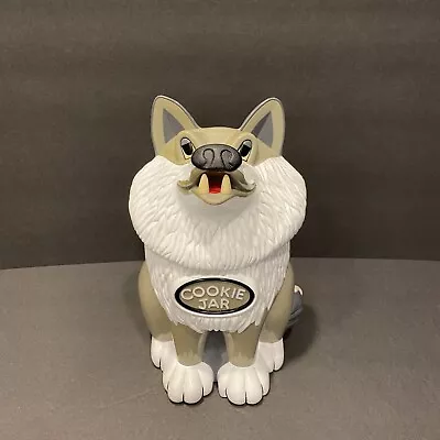 Vintage Howling Wolf Husky Cookie Jar Fun-Damental Too LTD 1998 Tested *READ* • $19.95