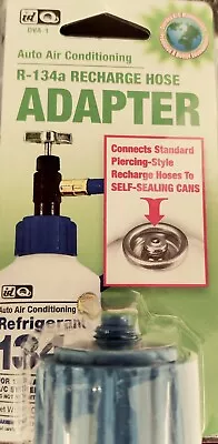 AC Self Sealing R134A Can Recharge Adapter : Brand New : Fast Same Day Ship Out • $14.50